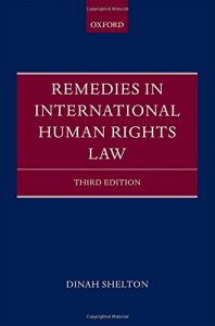 کتاب مقررات در قانون بین الملل حقوق بشر دینا شلتون