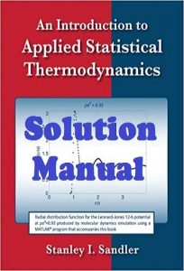 حل المسائل ترمودینامیک آماری کاربردی Stanley
