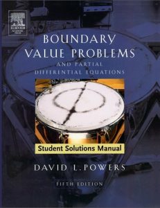 حل المسائل مسائل مقدار مرزی و معادلات دیفرانسل جزئی دیوید پاورز