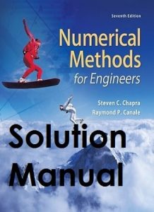  حل المسائل روش های عددی برای مهندسین استیون چاپرا ویرایش هفتم