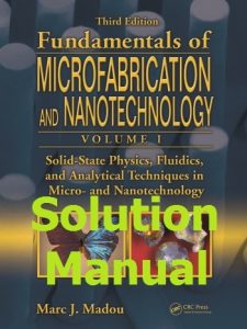 حل تمرین فیزیک حالت جامد، مایع و روشهای تحلیلی در نانوتکنولوژی و میکروتکنولوژی مارک مادو